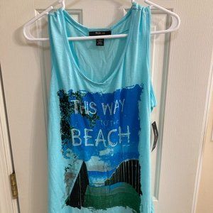 Style & Co, women's swim beach tank top coverup